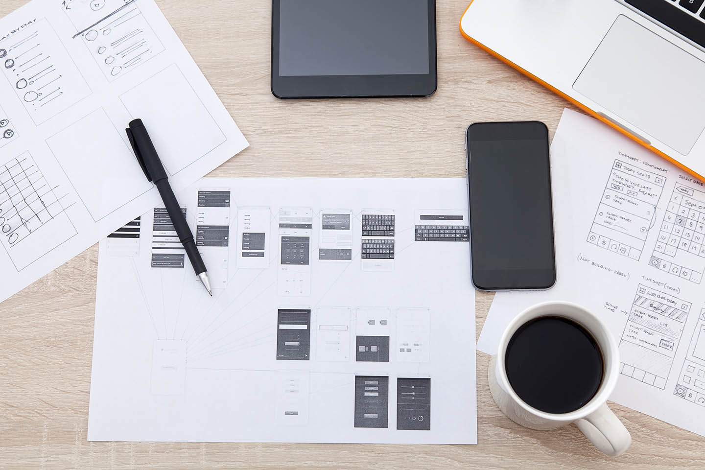 Wireframes – An important stage in app development.